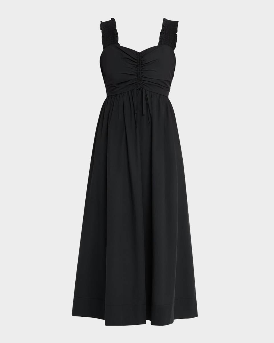 Irisa Poplin Midi Dress